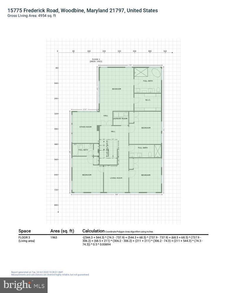 15775 Frederick Road Woodbine, MD 21797 - Photo 91 of 95 GLA Floor Plan