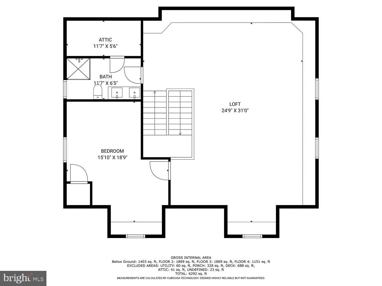 15775 Frederick Road Woodbine, MD 21797 - Photo 92 of 95 2nd Upper Level Floor Plan