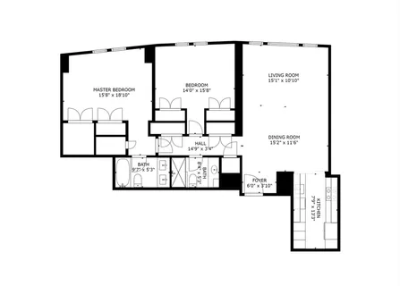 a picture of a floor plan