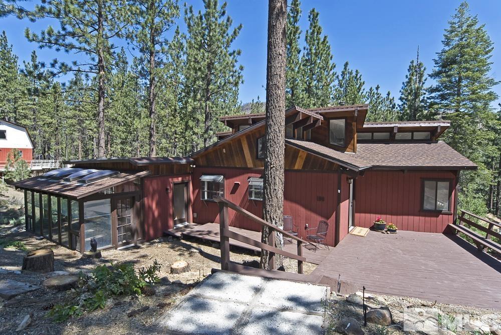 190 Pinon Road Markleeville, CA 96120 - Photo 3 of 31 a view of a house with a yard and sitting area
