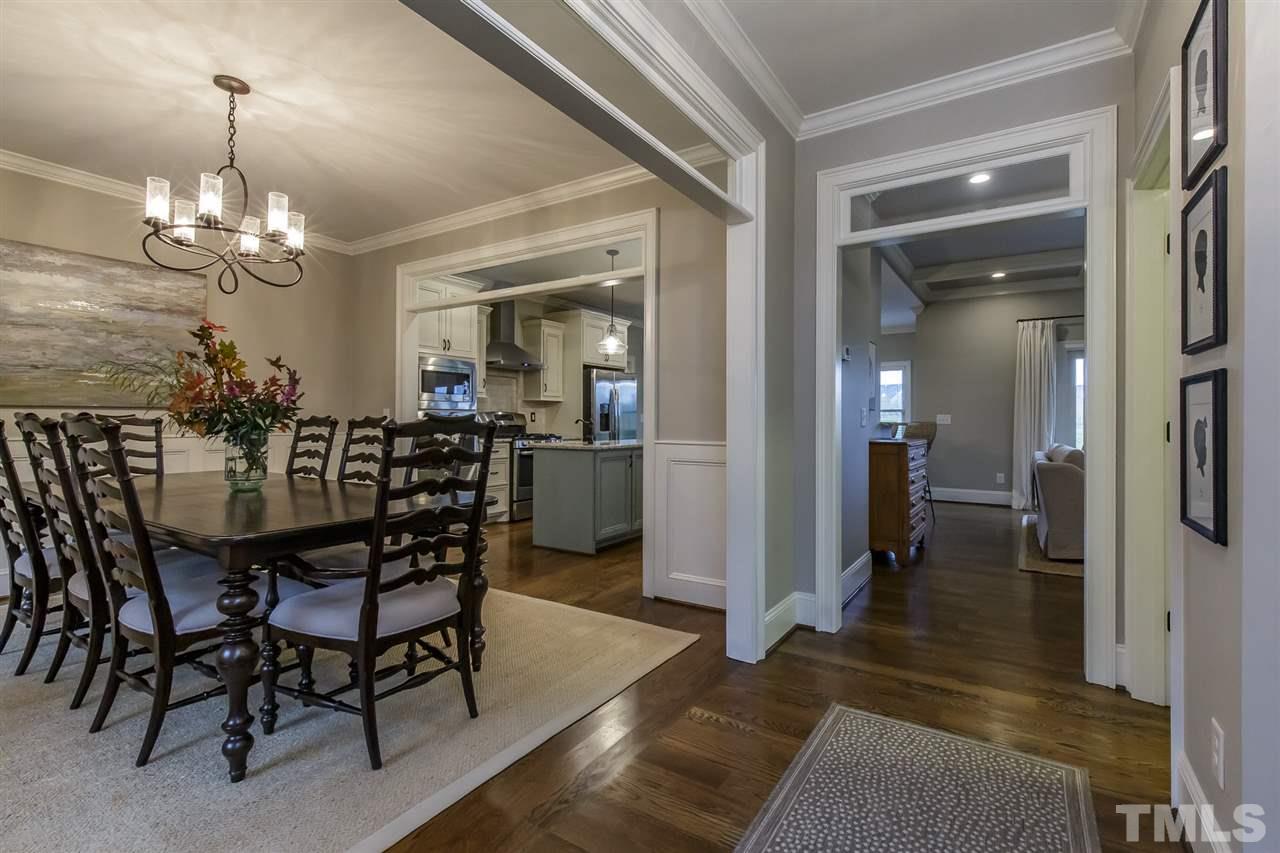 2514 Rogers Road Graham, NC 27253 - Photo 5 of 30 Beautiful entry foyer boasting transom windows, 9 foot ceilings, and gleaming hardwoods