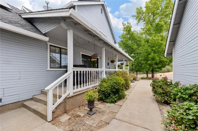 a big yard with lots of green space and plants
