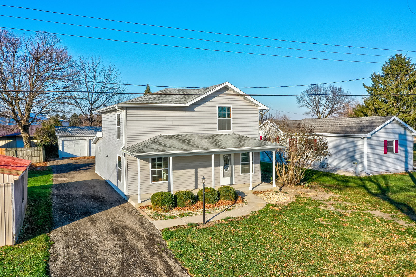3823 East 2282nd Road Serena, IL 60549 - Photo 4 of 23 a view of a house with a yard