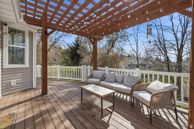 353 Robin Street Smithfield, UT 84335 - Photo 44 of 70 Deck featuring an outdoor hangout area