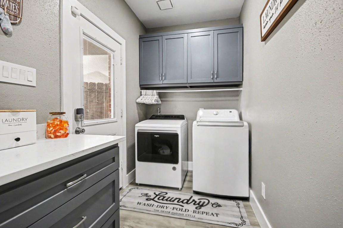 4206 River Ranch Drive Pasadena, TX 77505 - Photo 14 of 38 Custom Cabinetry - Washer and Dryer Stay W/Home