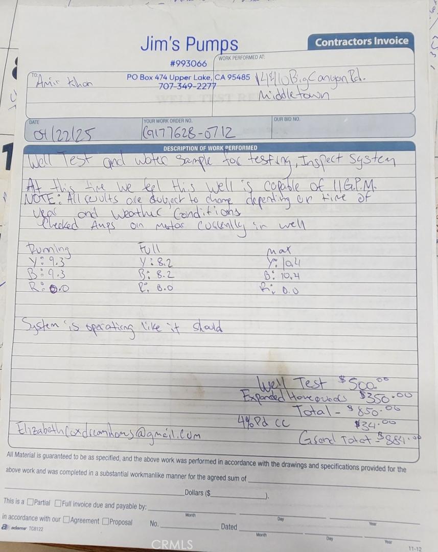 14410 Big Canyon Road Middletown, CA 95461 - Photo 2 of 58 Well test