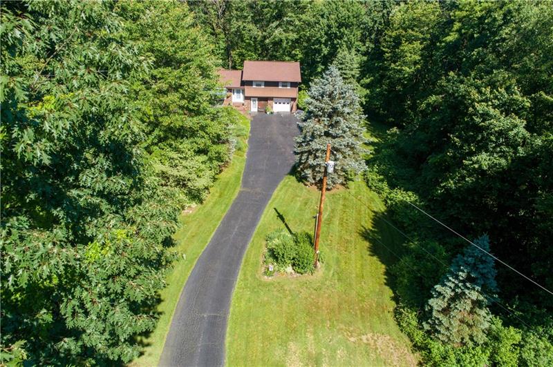 155 Grange Road Beaver, PA 15009 - Photo 22 of 23 A view of your long private driveway. Again, you can enjoy the peace and quiet yet be in the hustle and bustle in seconds.