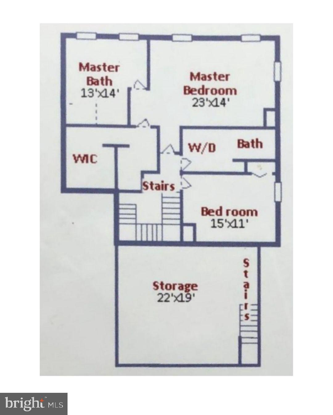 10431 Lawyers Road Vienna, VA 22181 - Photo 52 of 53 Upper level floor plan