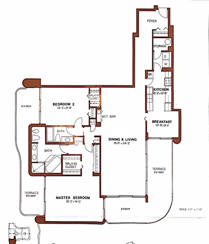 $1,375,000 | 3440 South Ocean Boulevard, Unit 208S, Palm Beach, FL 33480