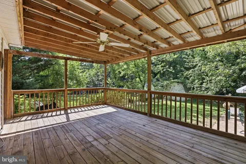 a view of a house with backyard and a tree