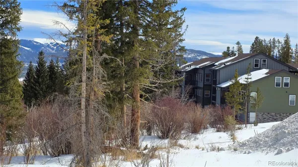 a view of a road with a snow on the road