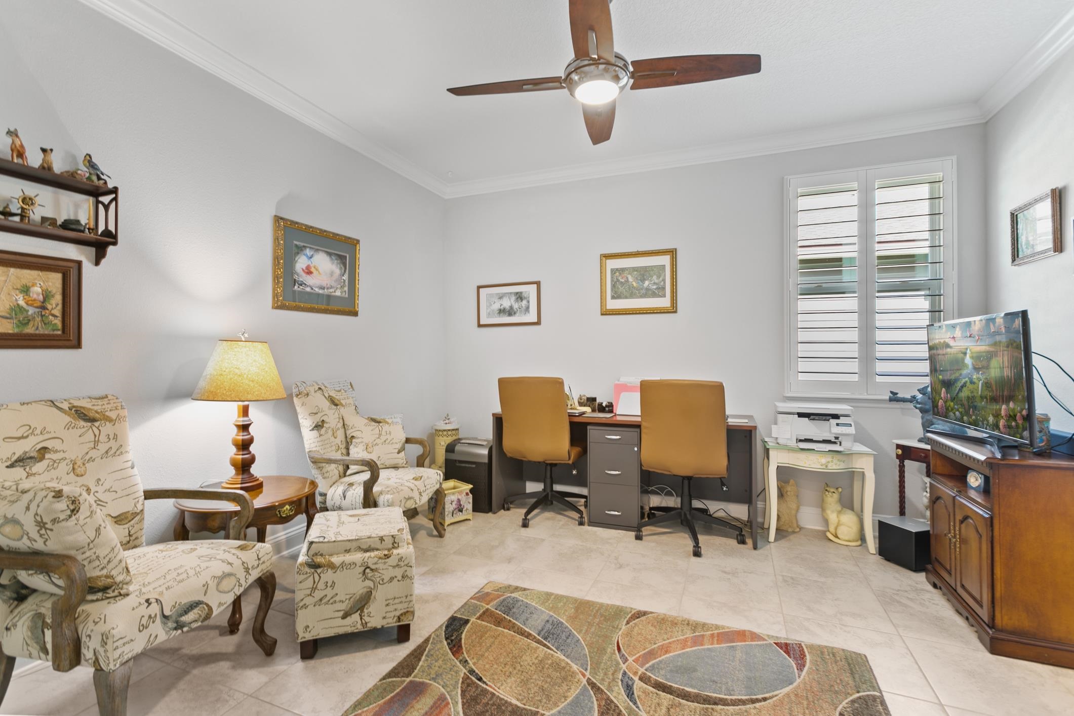 106 Key Grass Court St. Johns, FL 32259 - Photo 14 of 98 a living room with furniture and a flat screen tv