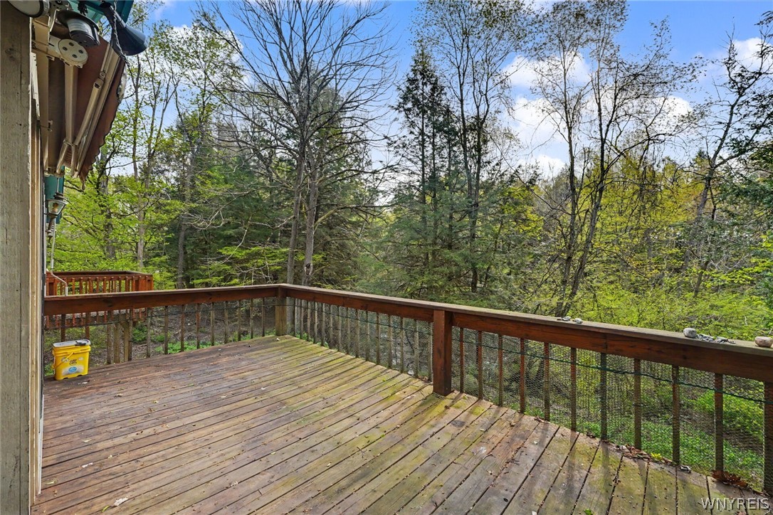 13389 West Schutt Road Sardinia, NY 14030 - Photo 6 of 34 13389 Schutt - Deck View -3