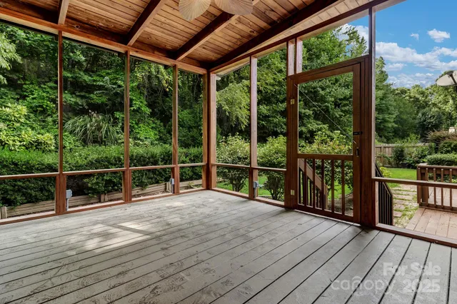 a view of outdoor space with wooden floor and outdoor space