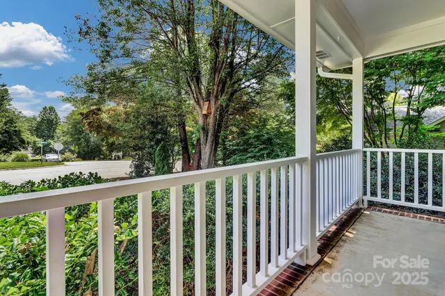 a view of a wooden fence