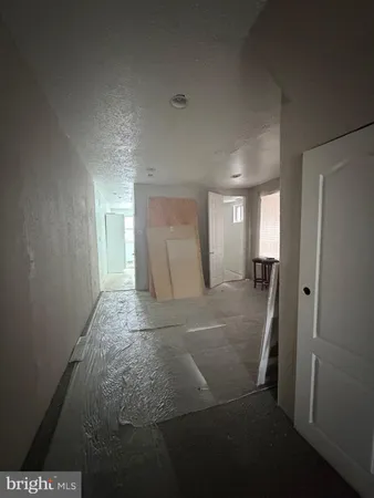 a view of hallway with window