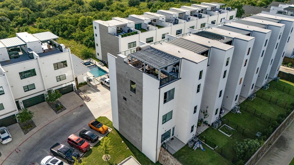 4928 Blaynes Road The Colony, TX 75056 - Photo 35 of 38 Unobstructed views, end unit right in front of the pool