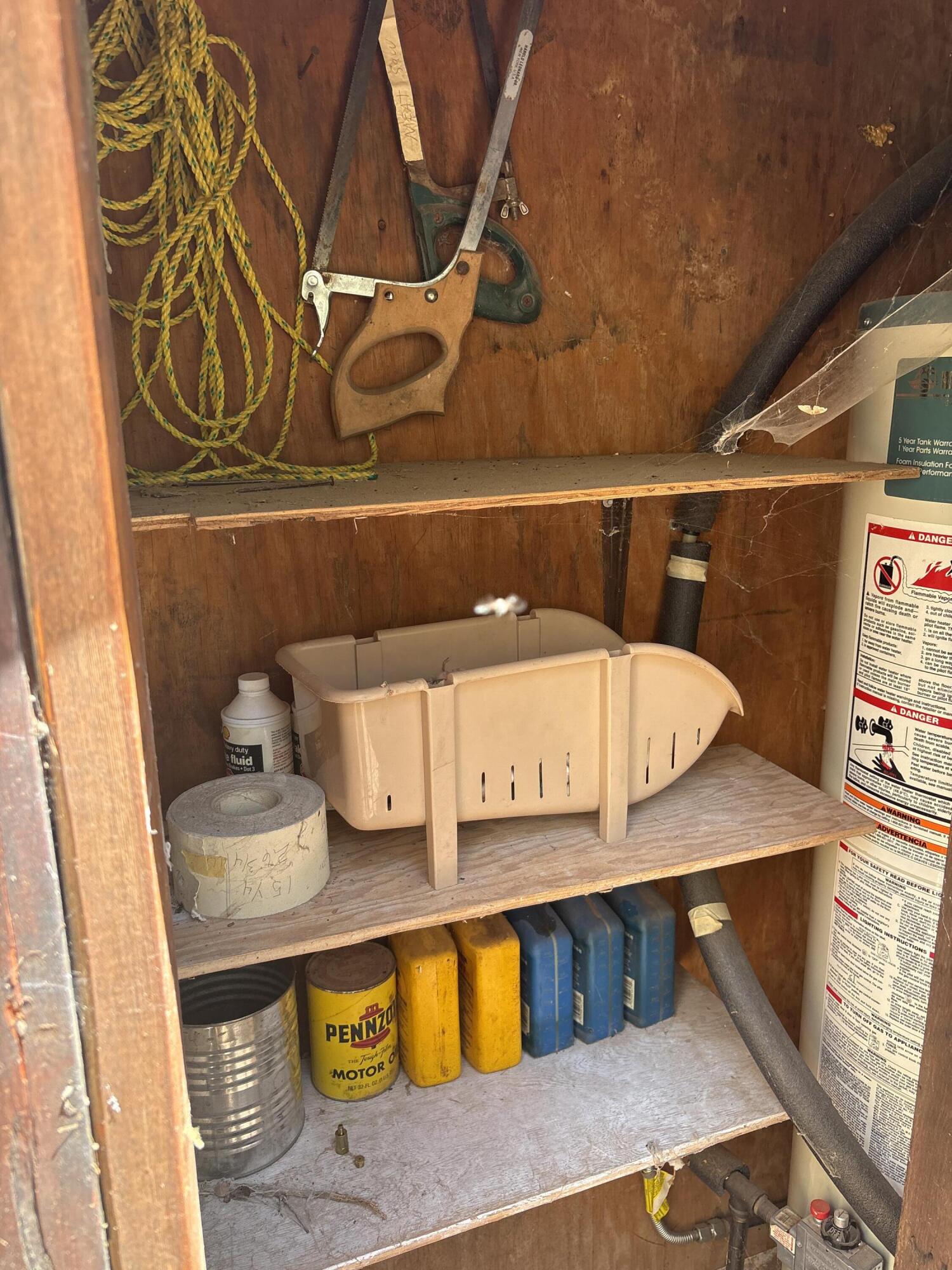 5 North Box Cyn Road Springdale, UT 84767 - Photo 9 of 36 09 Water Heater Shed attached to Cabin
