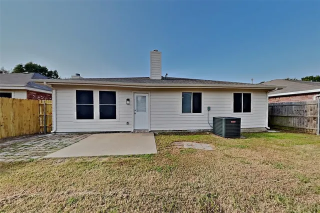 a view of a house with a patio