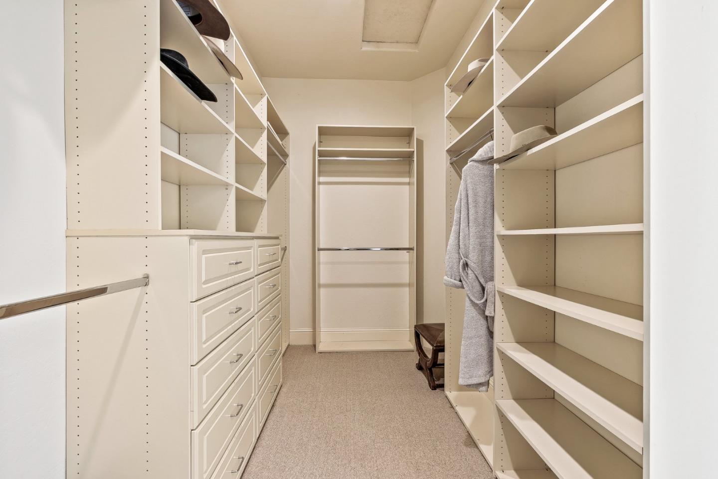 432 River Road Salinas, CA 93908 - Photo 34 of 64 a view of walk in closet with empty racks