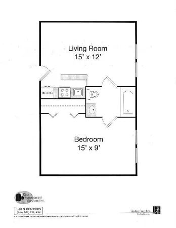 $1,800 | 1504 North Dearborn Parkway, Unit 306, Chicago, IL 60610