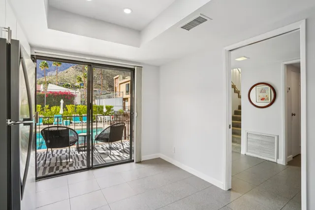 a view of livingroom with furniture and windows