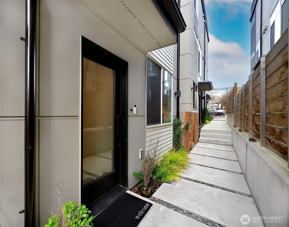 a view of a pathway of a house