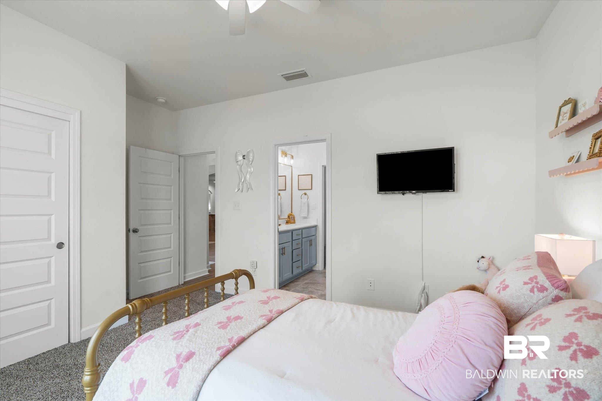 9074 Moses Way Theodore, AL 36582 - Photo 31 of 52 Room with light gray carpet flooring and white walls