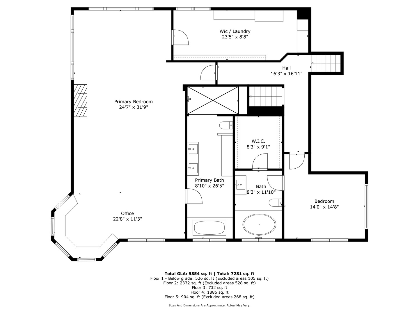 8S452 Bell Drive Naperville, IL 60565 - Photo 61 of 64 a picture of a floor plan