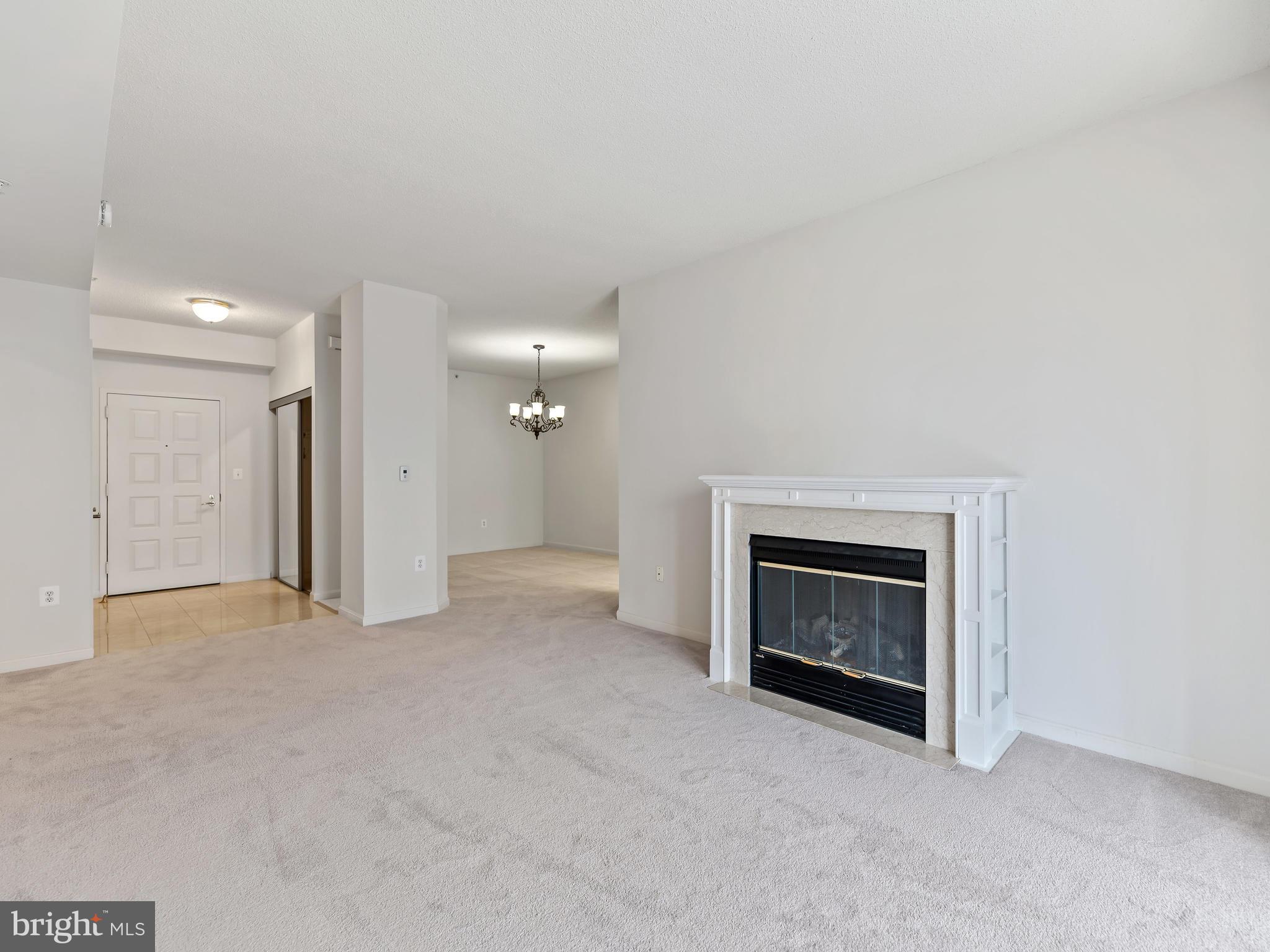 19365 Cypress Ridge Terrace, Unit 104 Leesburg, VA 20176 - Photo 6 of 16 Living Area with Fireplace