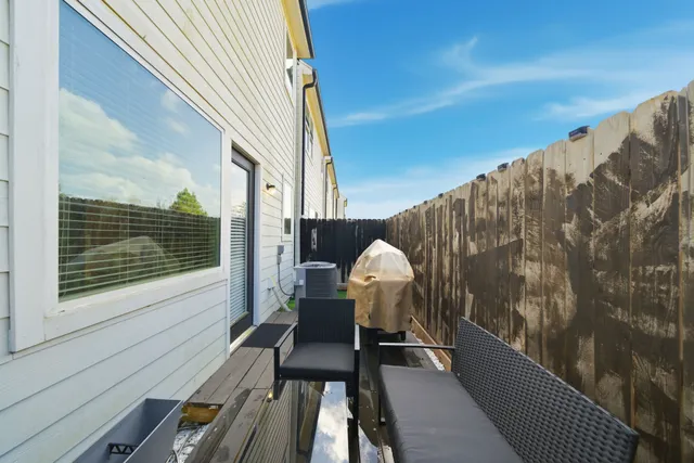 a view of balcony and deck