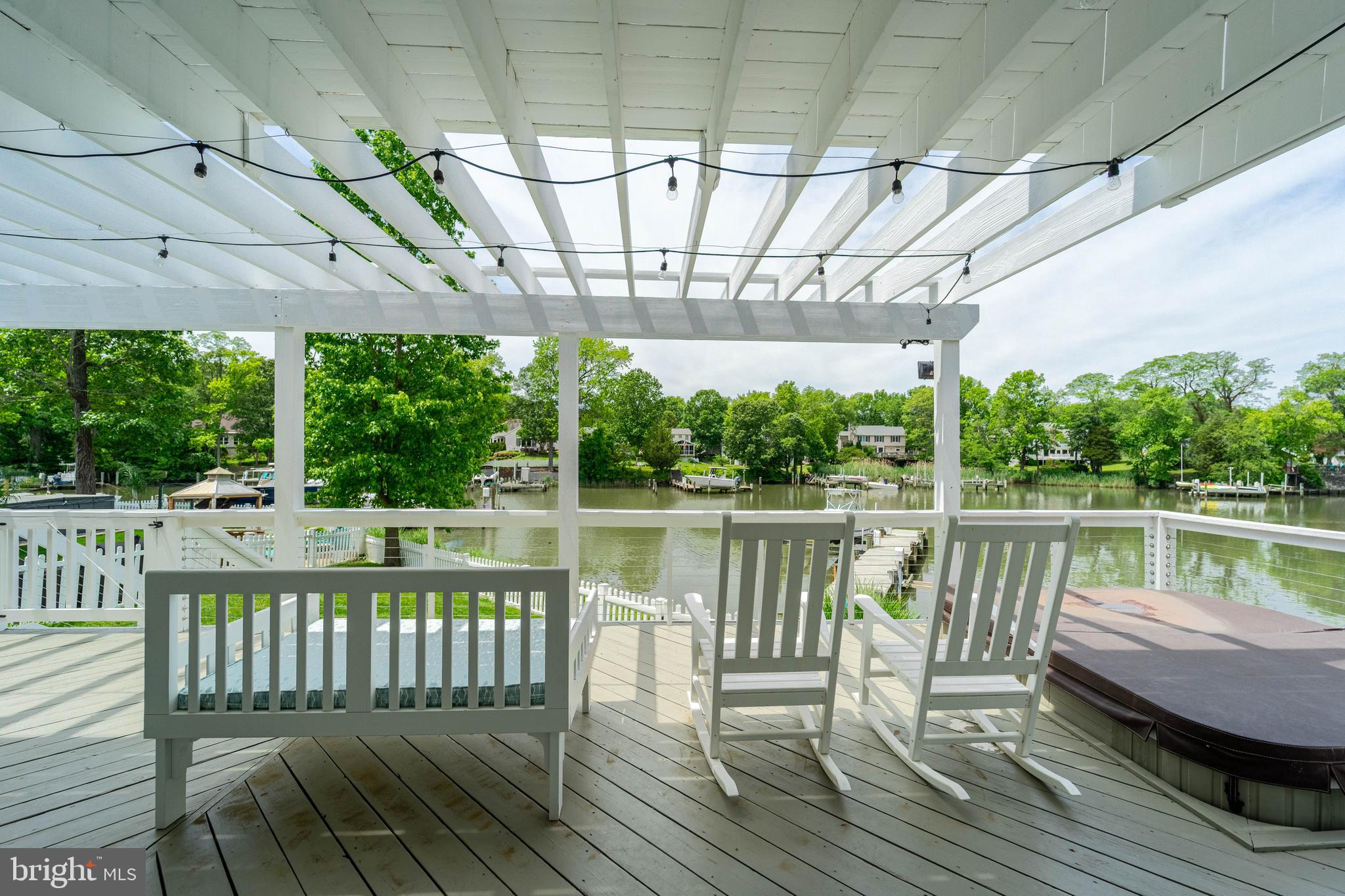 3930 Cove Road Edgewater, MD 21037 - Photo 36 of 37 DECK WITH AWNING