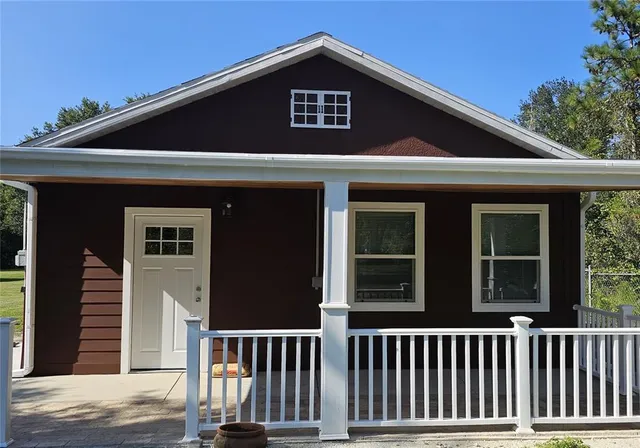 a view of a brick house