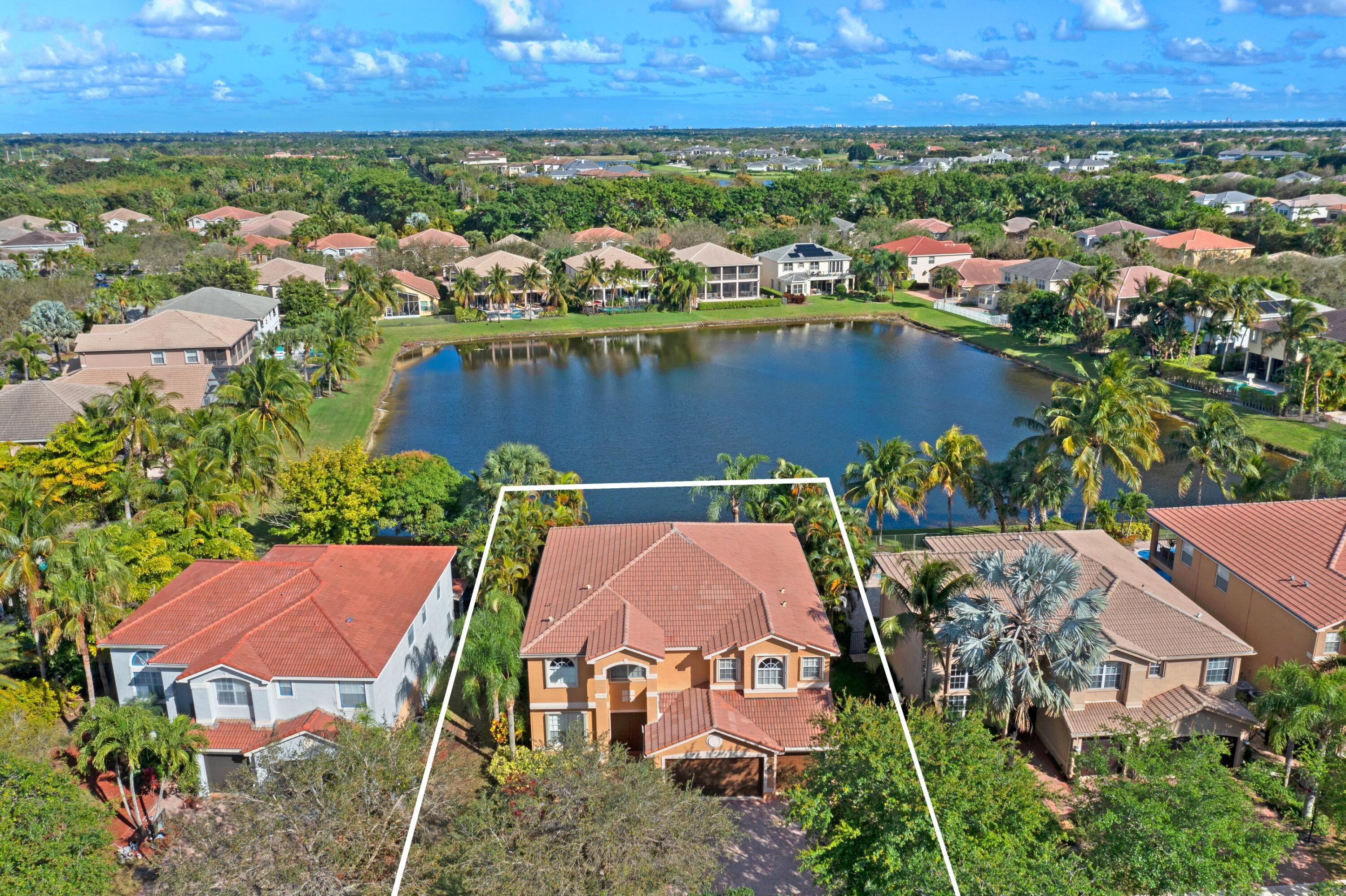 9584 Barletta Winds Point Delray Beach, FL 33446 - Photo 2 of 31 Aerial Lake View