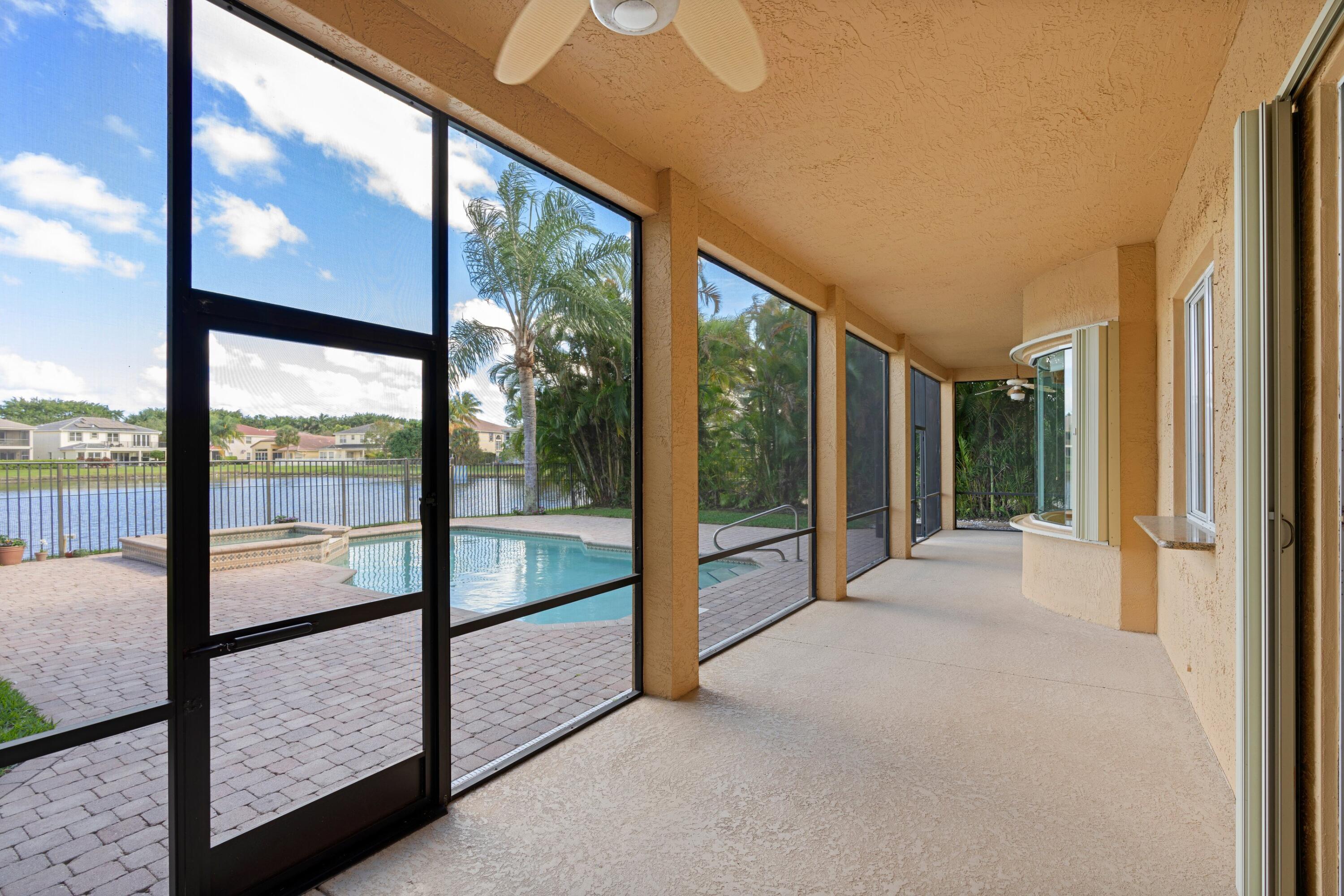 9584 Barletta Winds Point Delray Beach, FL 33446 - Photo 27 of 31 Screened Patio