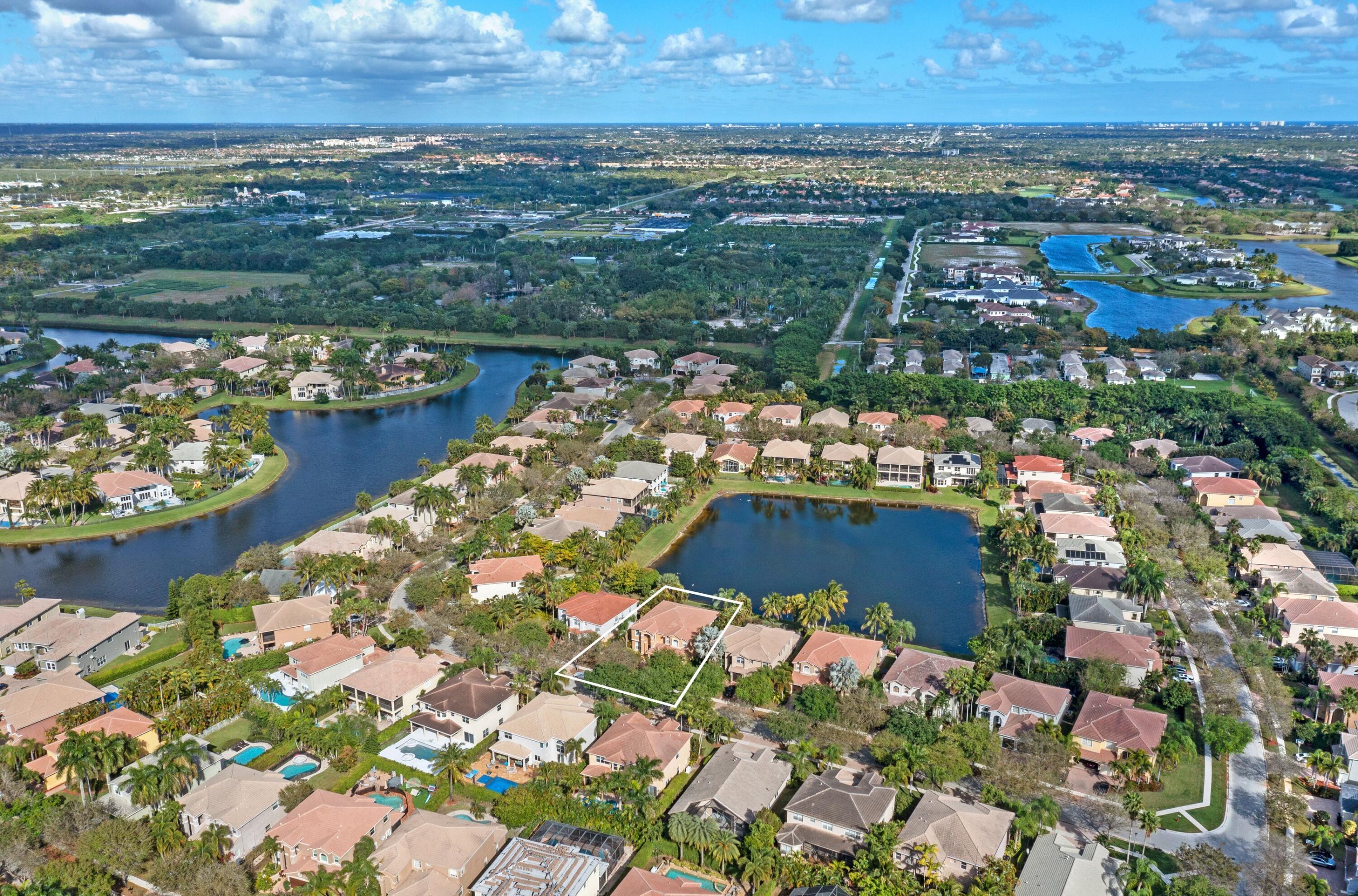 9584 Barletta Winds Point Delray Beach, FL 33446 - Photo 5 of 31 Aerial Ocean View