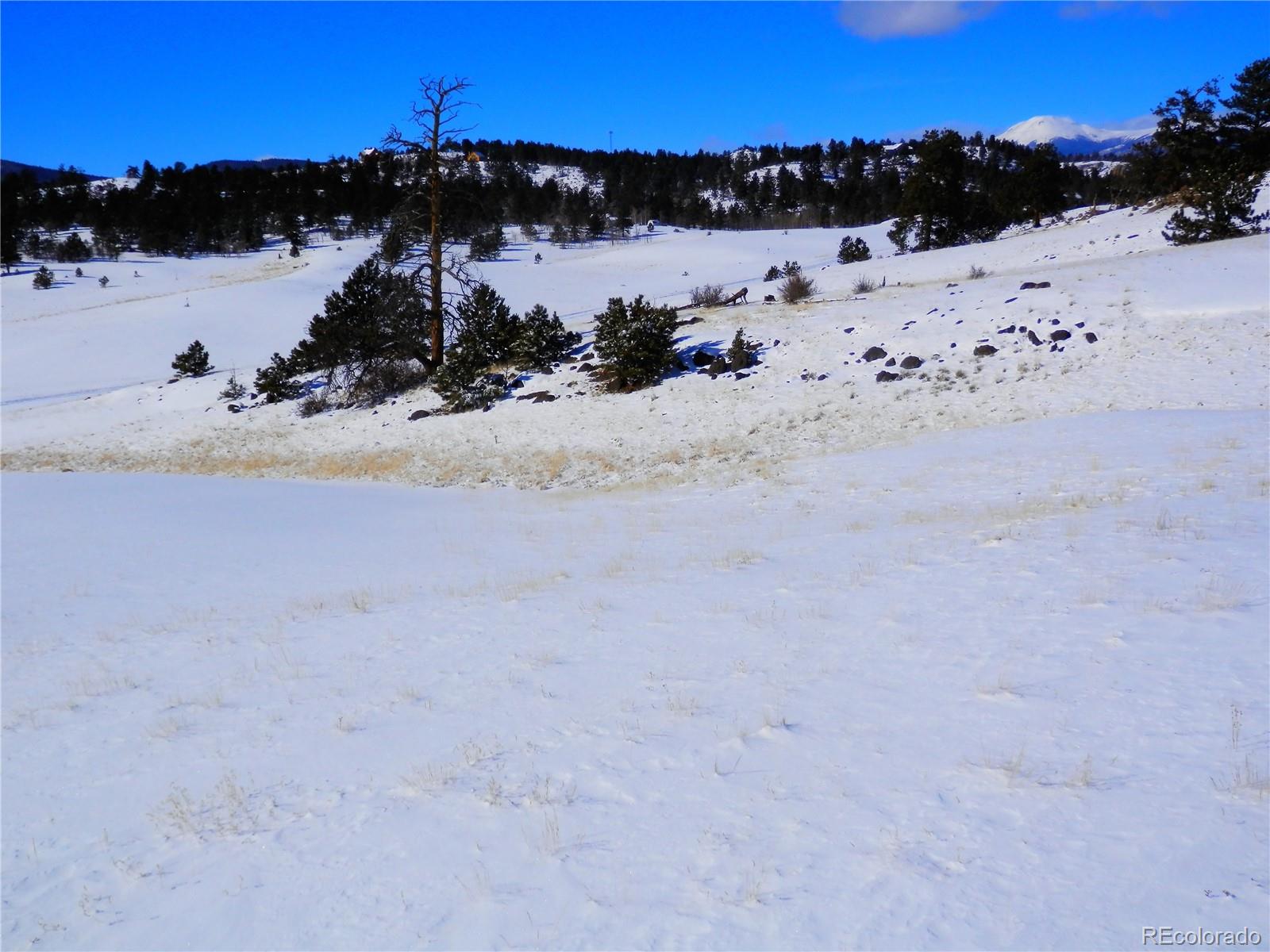 910 Pack Saddle Road Hartsel, CO 80449 - Photo 11 of 35 a view of a lake covered with snow