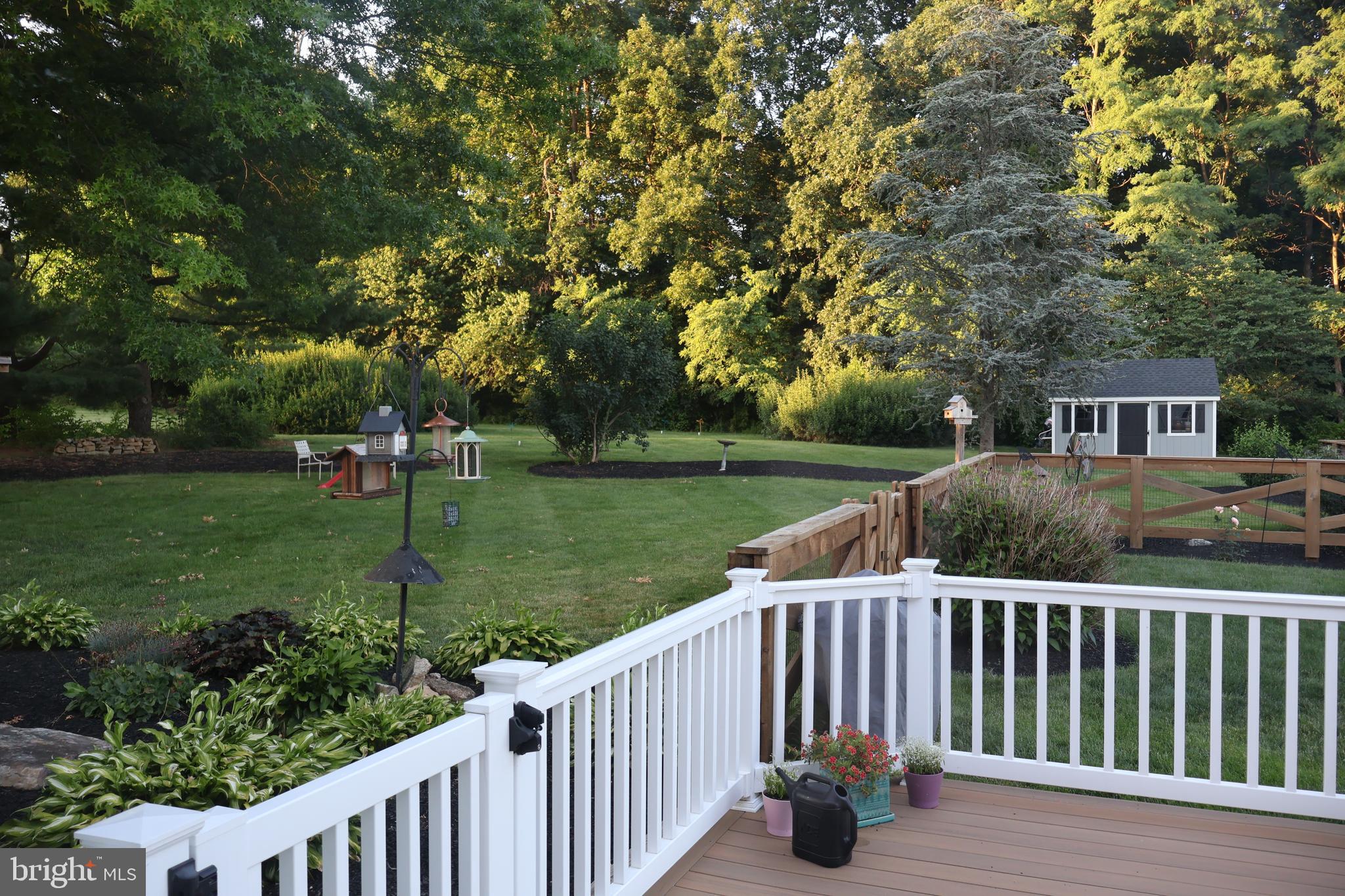 509 Buchland Road Narvon, PA 17555 - Photo 69 of 94 a view of a deck and a yard with green space