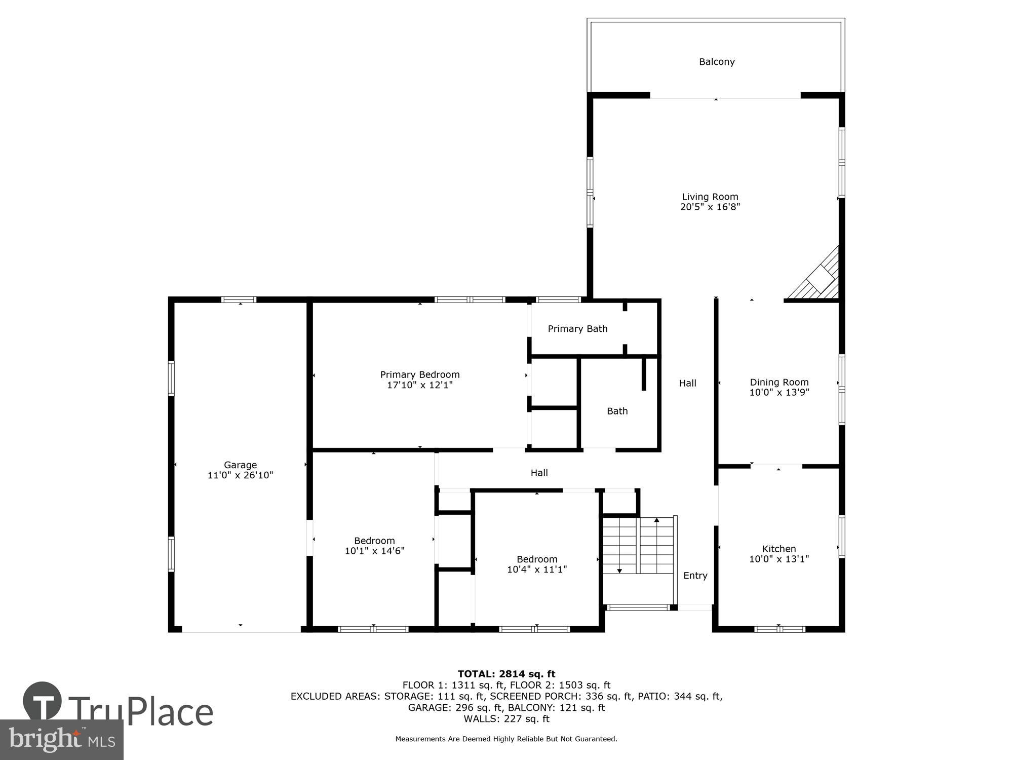 3818 North Ridgeview Road Arlington, VA 22207 - Photo 56 of 56 Main Level (Labels & Measurements)