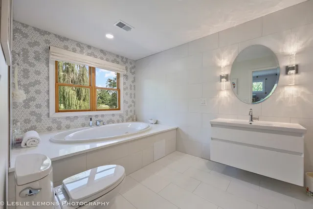 a very nice looking room with a large window