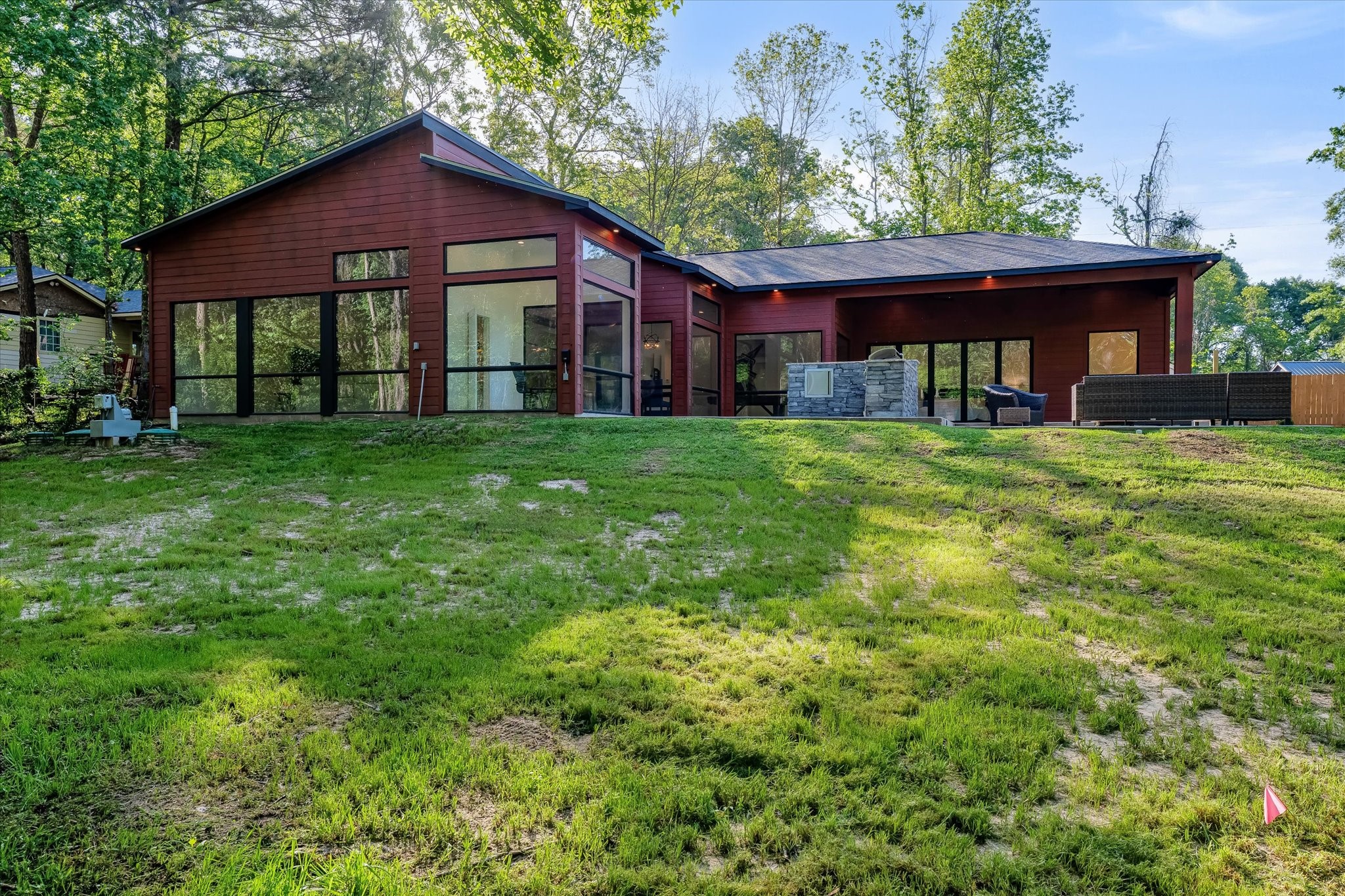 11571 Robin Lane Conroe, TX 77303 - Photo 47 of 49 a front view of a house with a garden