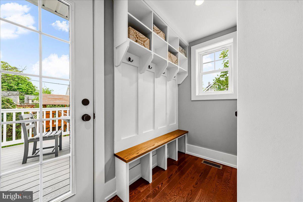 308 Chestnut Avenue Narberth, PA 19072 - Photo 23 of 66 an entryway with wooden floor and a window