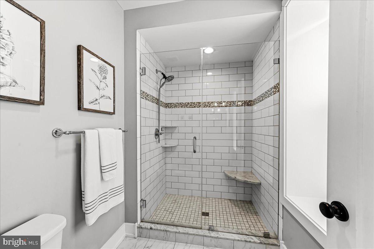 308 Chestnut Avenue Narberth, PA 19072 - Photo 32 of 66 a bathroom with a shower