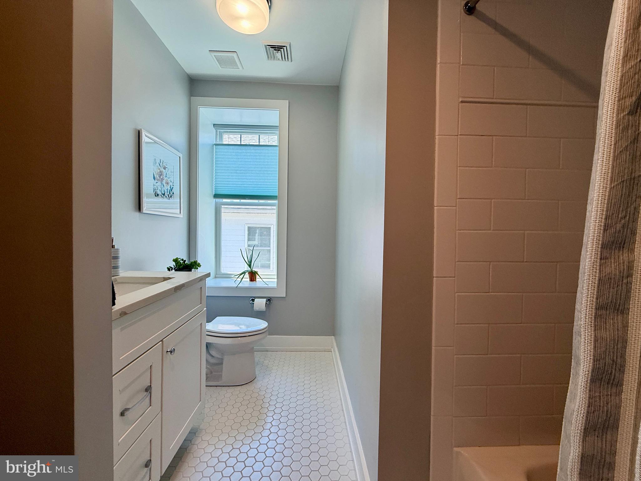 308 Chestnut Avenue Narberth, PA 19072 - Photo 39 of 66 a bathroom with a toilet a sink a vanity and mirror