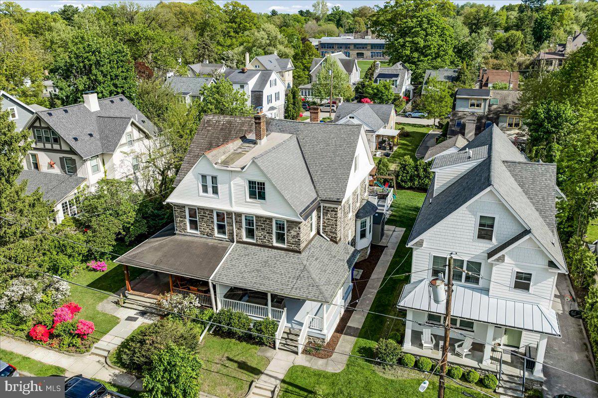 308 Chestnut Avenue Narberth, PA 19072 - Photo 55 of 66 an aerial view of multiple houses