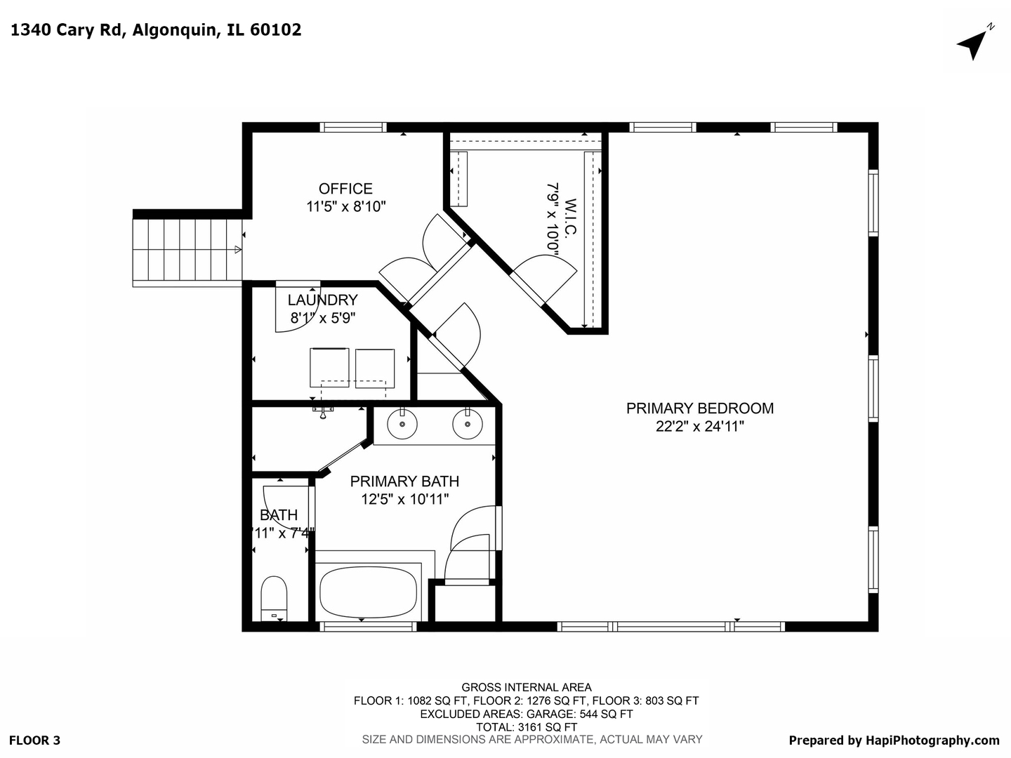 1340 Cary Road Algonquin, IL 60102 - Photo 21 of 21 a picture of a wall with a white wall