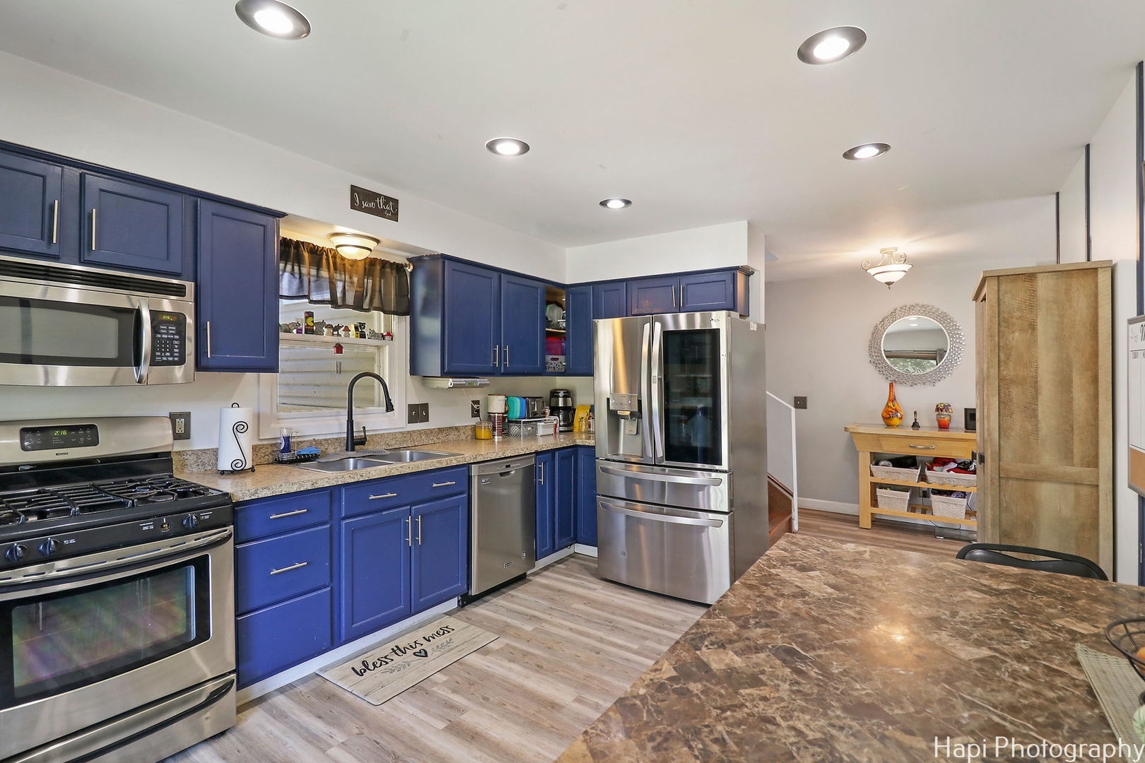1340 Cary Road Algonquin, IL 60102 - Photo 5 of 21 a kitchen with stainless steel appliances granite countertop a refrigerator stove and oven