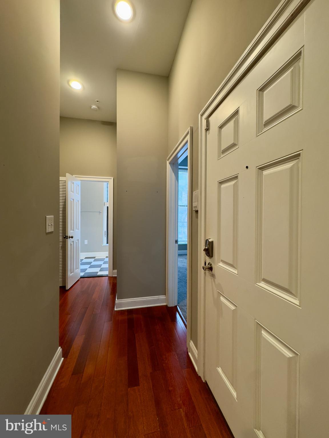 803 Cathedral Street, Unit 4 Baltimore, MD 21201 - Photo 8 of 12 a view of a hallway with wooden floor