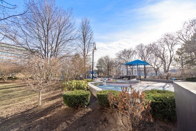 a view of a brick wall with brick walls