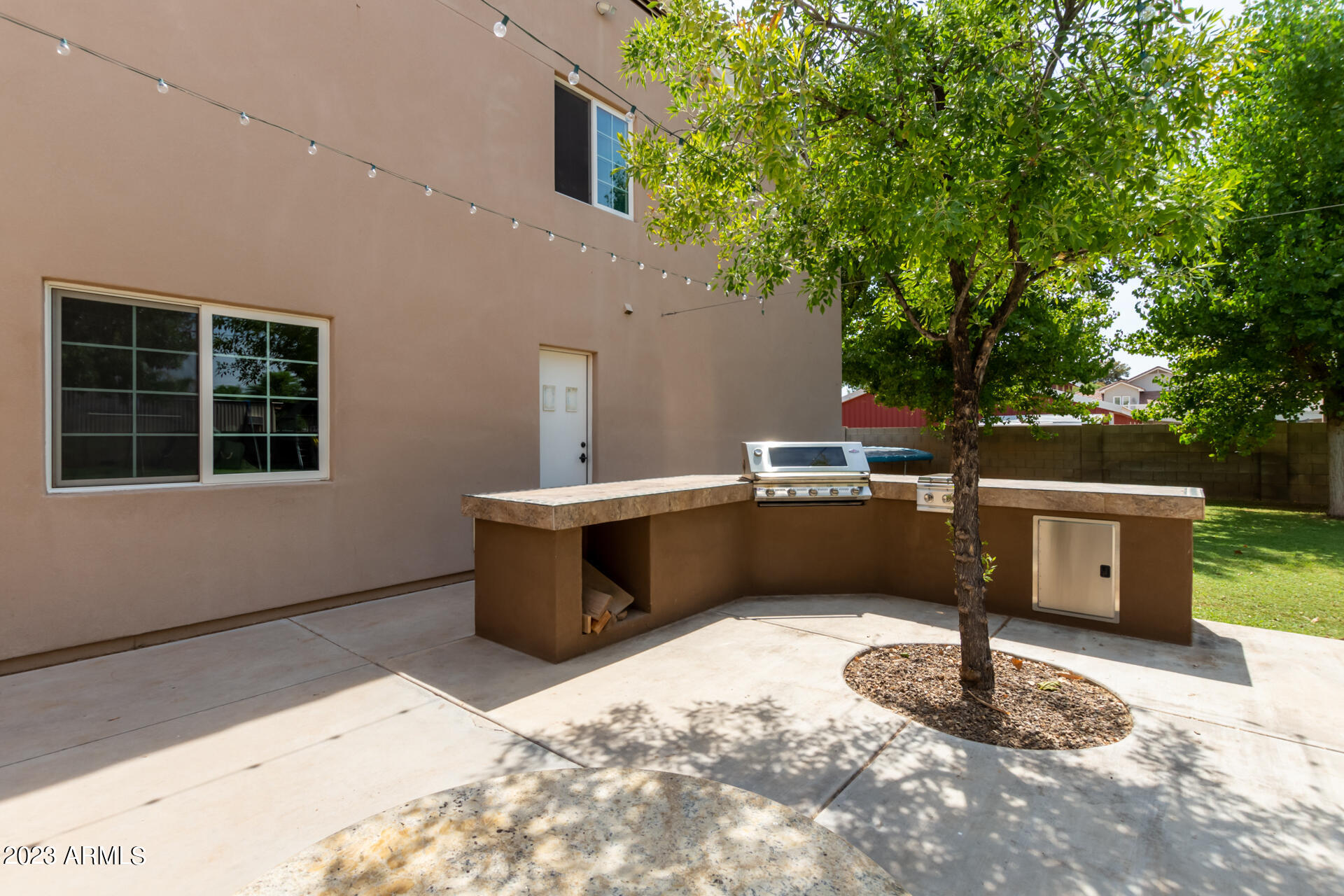 168 North Greenfield Road Gilbert, AZ 85234 - Photo 57 of 81 RV Garage & BBQ area